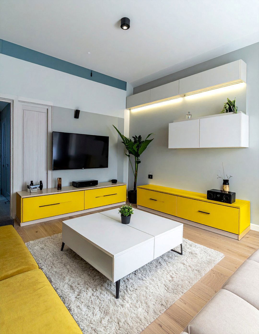 Living Room Gaming Integration - 25 Small Game Room Ideas for Fun and Functionality