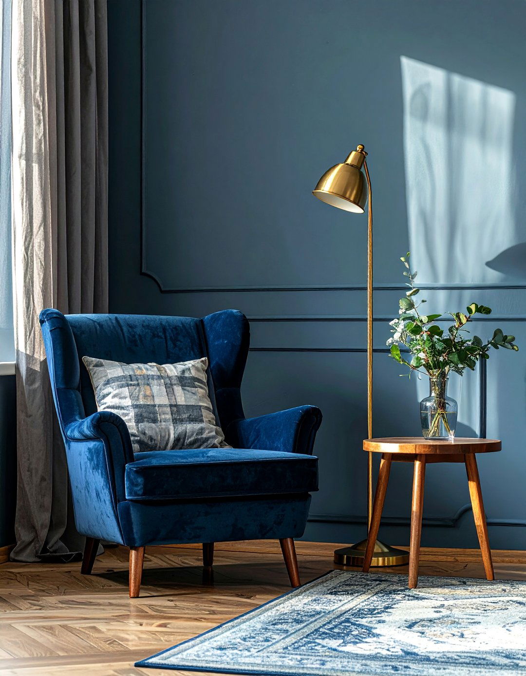 Living Room with a Cozy Reading Nook - 40 Living Room Decor Ideas for a Cozy and Chic Space