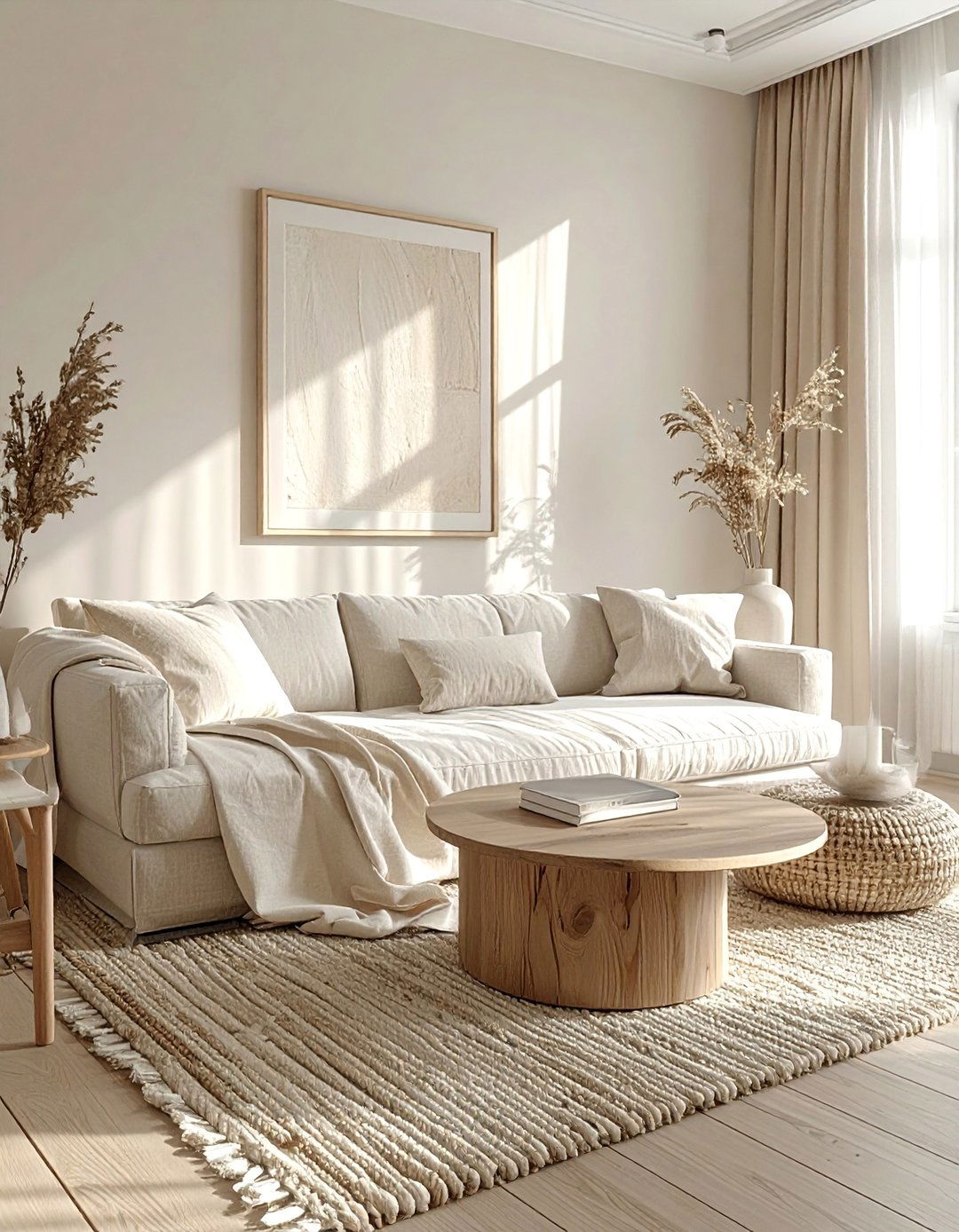 Living Room with a Neutral Color Palette - 40 Living Room Decor Ideas for a Cozy and Chic Space
