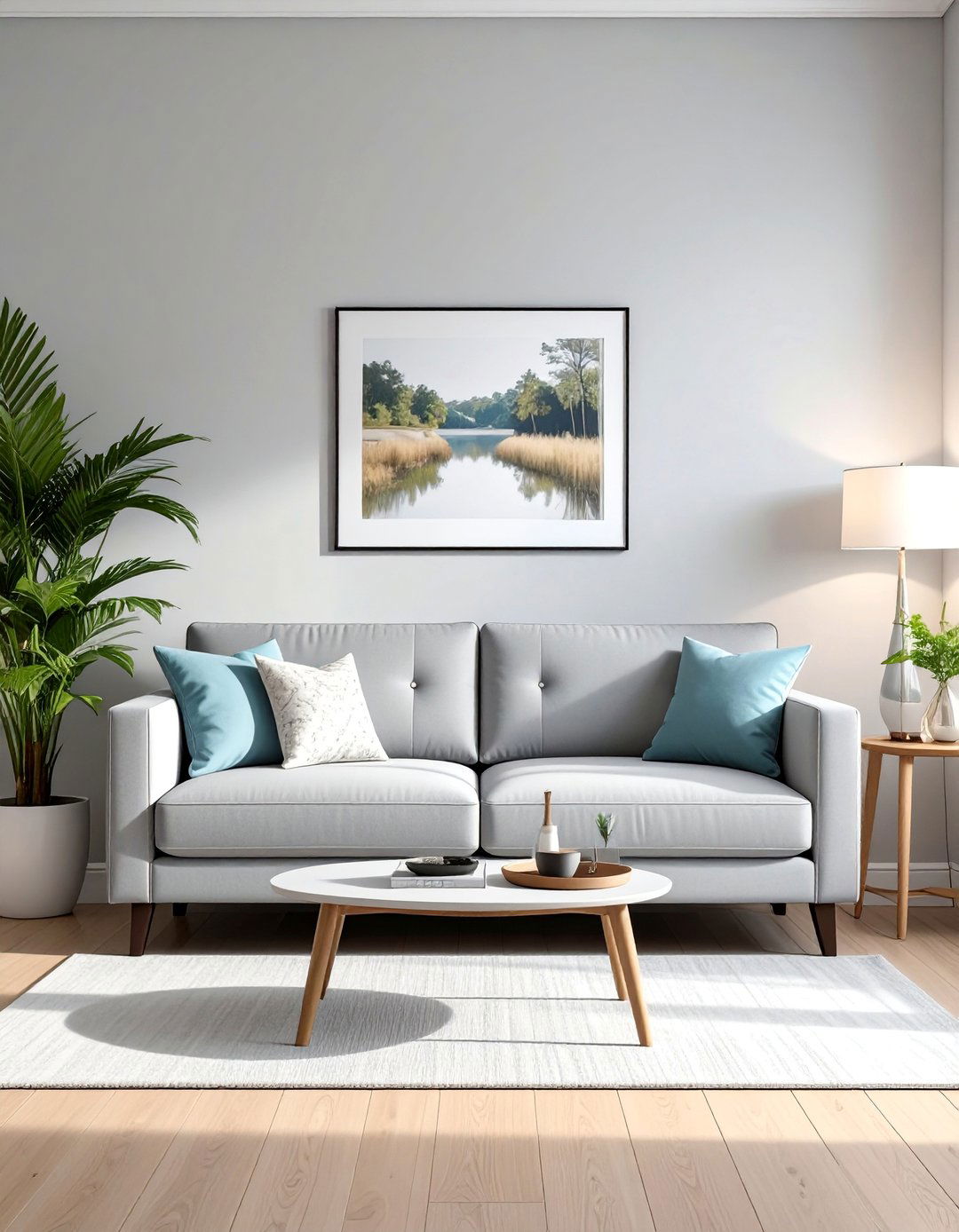 Living Room with a Performance Fabric Sofa - 40 Living Room Decor Ideas for a Cozy and Chic Space