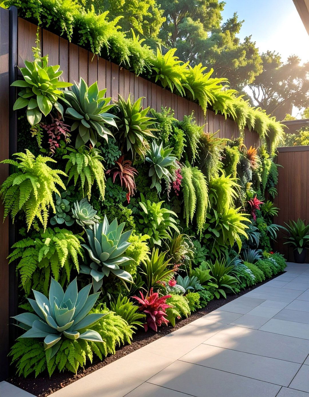 Living Wall Fence - 25 Decorative Fence Ideas to Enhance Your Outdoor Space