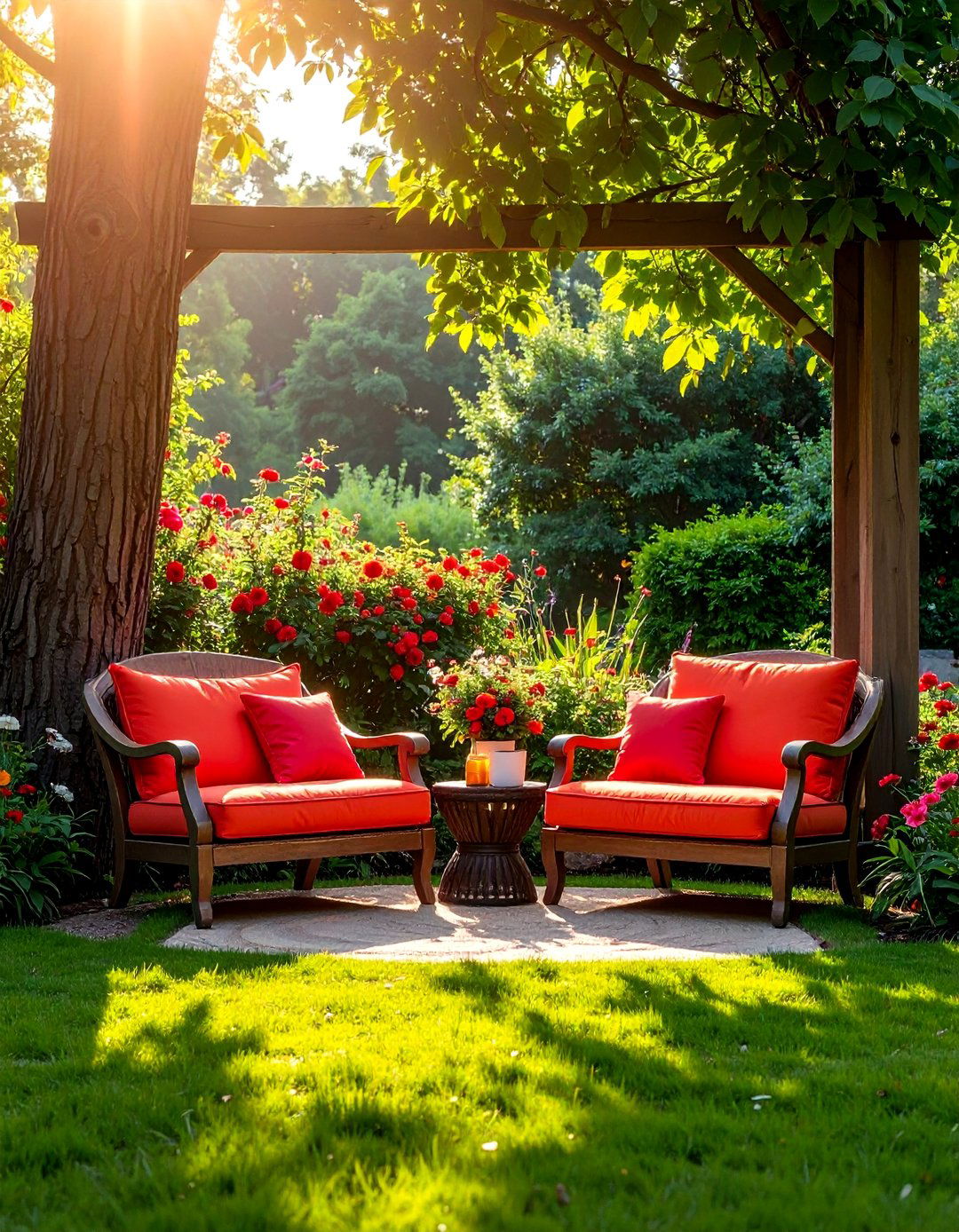Love Seat Intimacy - 40 Cozy Outdoor Seating Ideas for Your Backyard