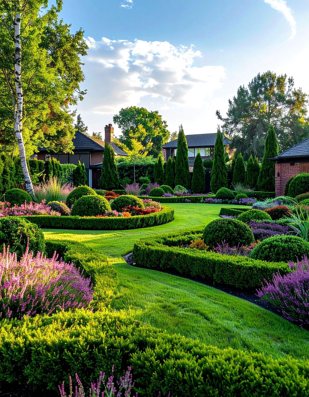Low Maintenance Evergreen Parterre Garden - 25 Parterre Garden Ideas for Elegant Landscaping