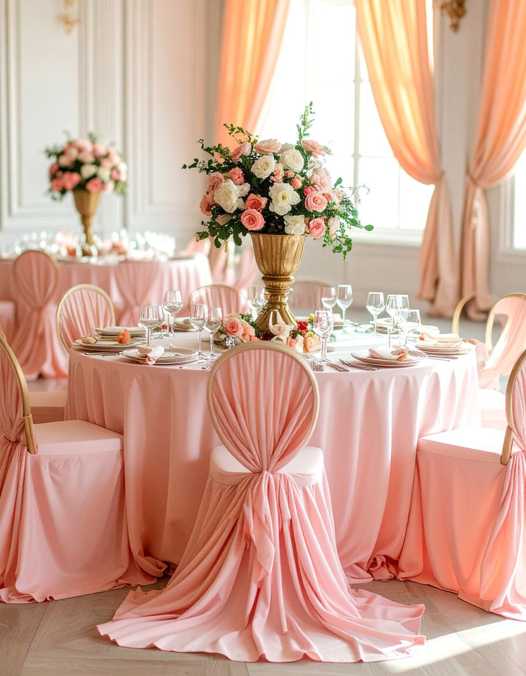Luxurious Taffeta and Silk Details - 30 Wedding Table Decoration Ideas for a Dreamy Setup