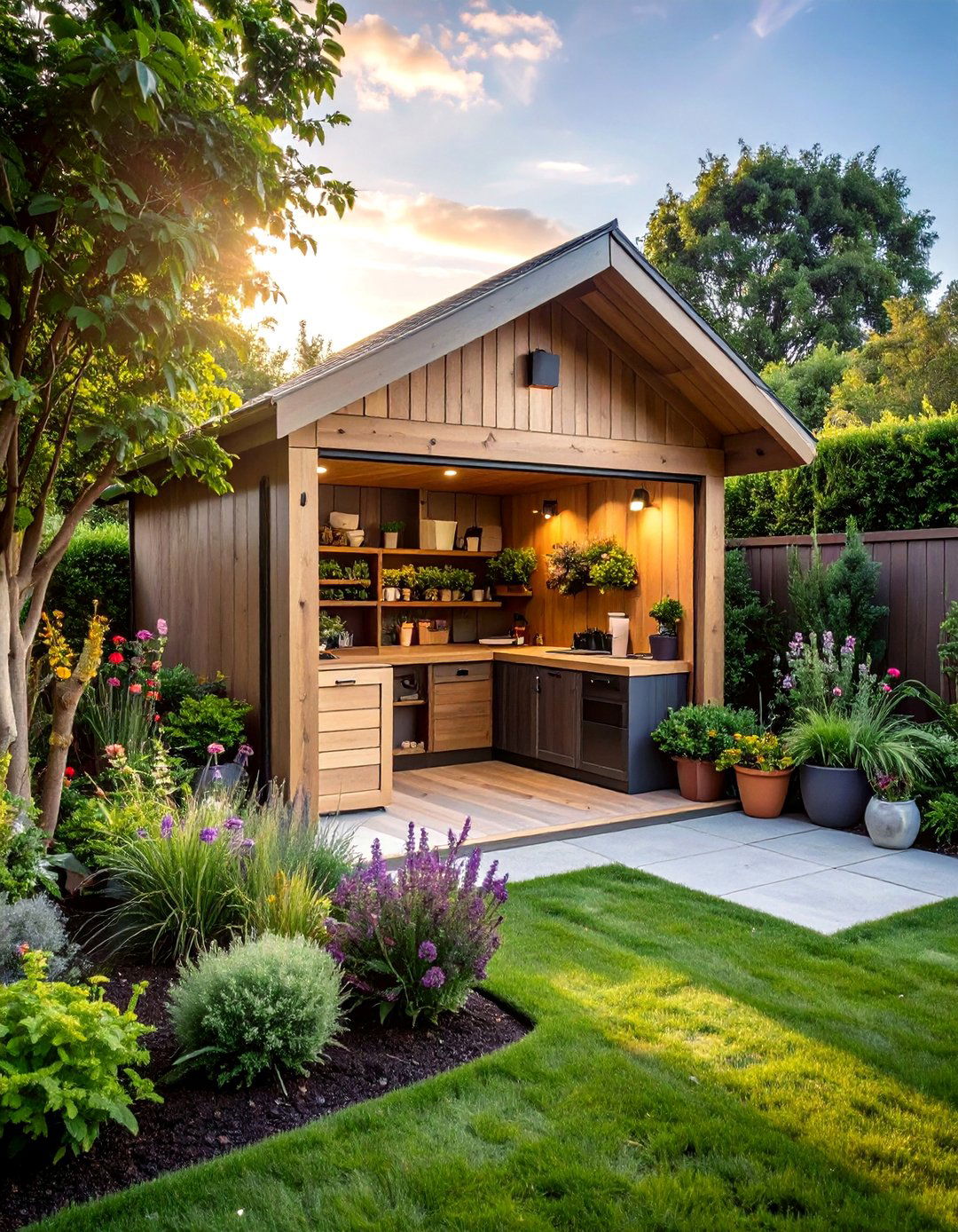 Luxury Garden Storage Solutions - 30 Luxury Garden Design Ideas for a Stunning Outdoor Space