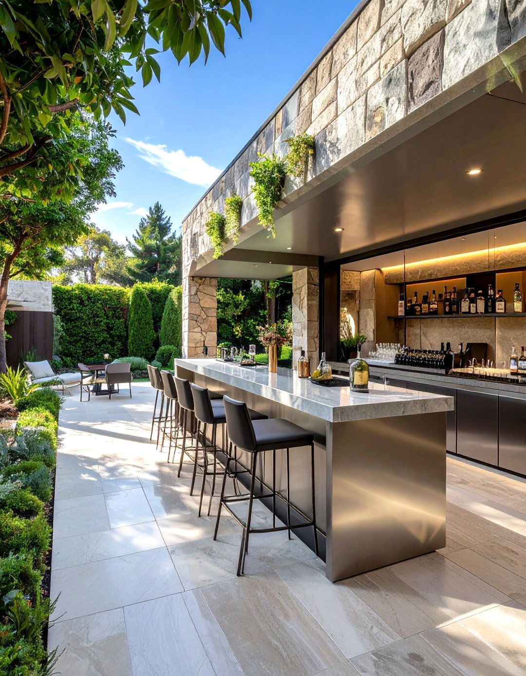 Luxury Outdoor Bar Areas - 30 Luxury Garden Design Ideas for a Stunning Outdoor Space