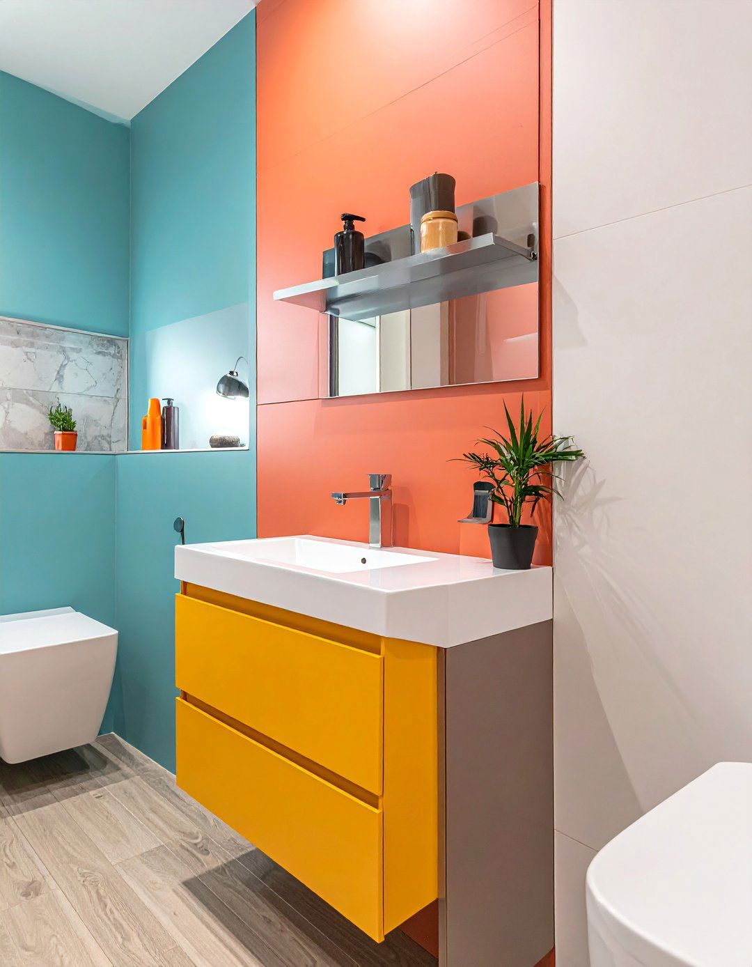 Magnetic Wall Storage Strips - 15 Bathroom Wall Storage Ideas for Organized Spaces