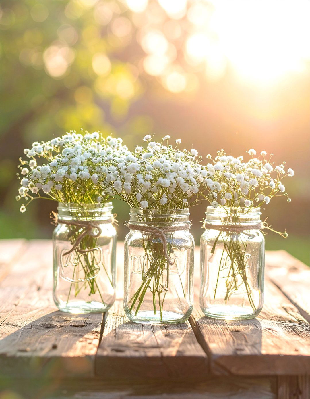 Mason Jar and Babys Breath Spring Centerpiece - 25 Spring Centerpiece Ideas for a Fresh Look