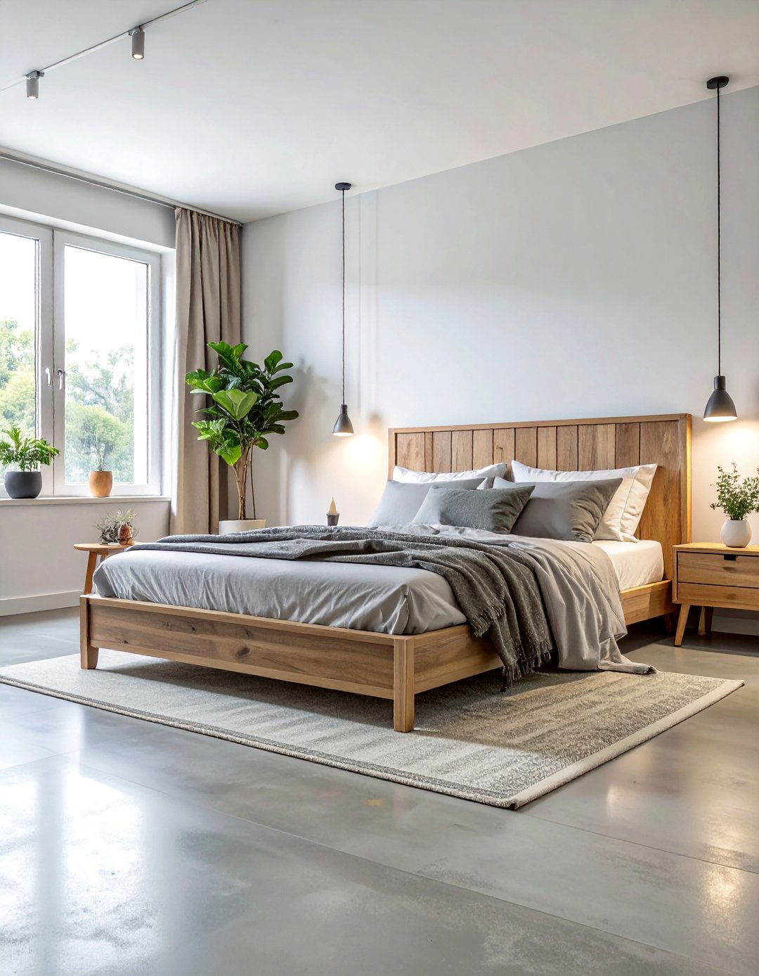 Matte Finish Stained Concrete Floors - 25 Stained Concrete Floors for Modern Interiors