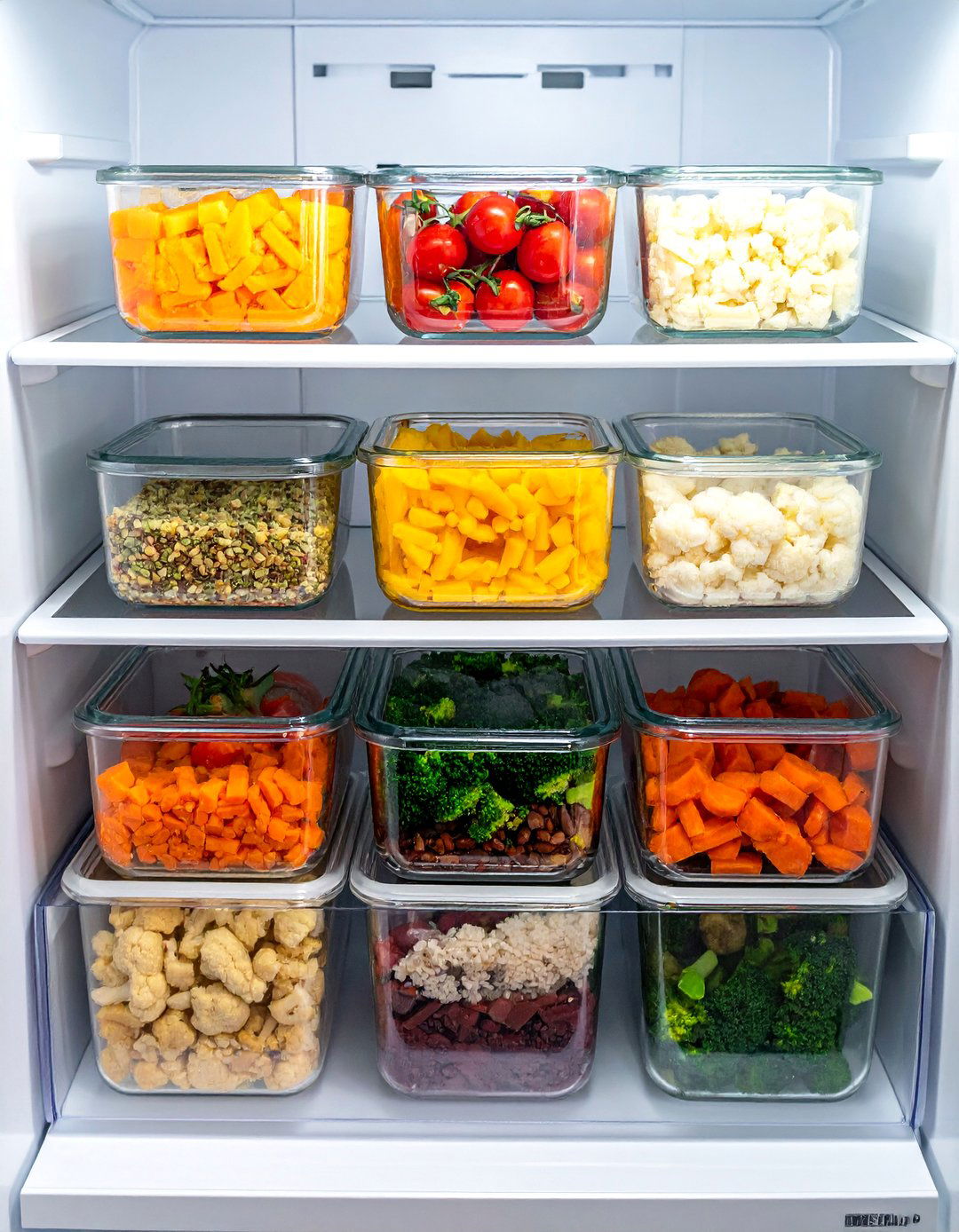 Meal Prep Container Organization - 20 Refrigerator Organization Ideas for a Tidy Kitchen