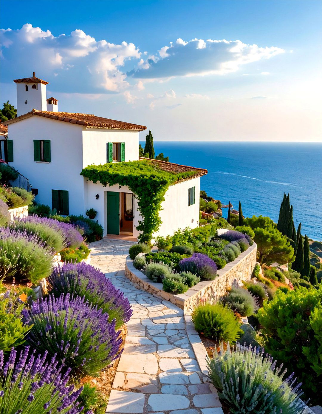 Mediterranean Villa With a Drought Resistant Green Roof - 20 Houses With Green Roofs for Sustainable Living