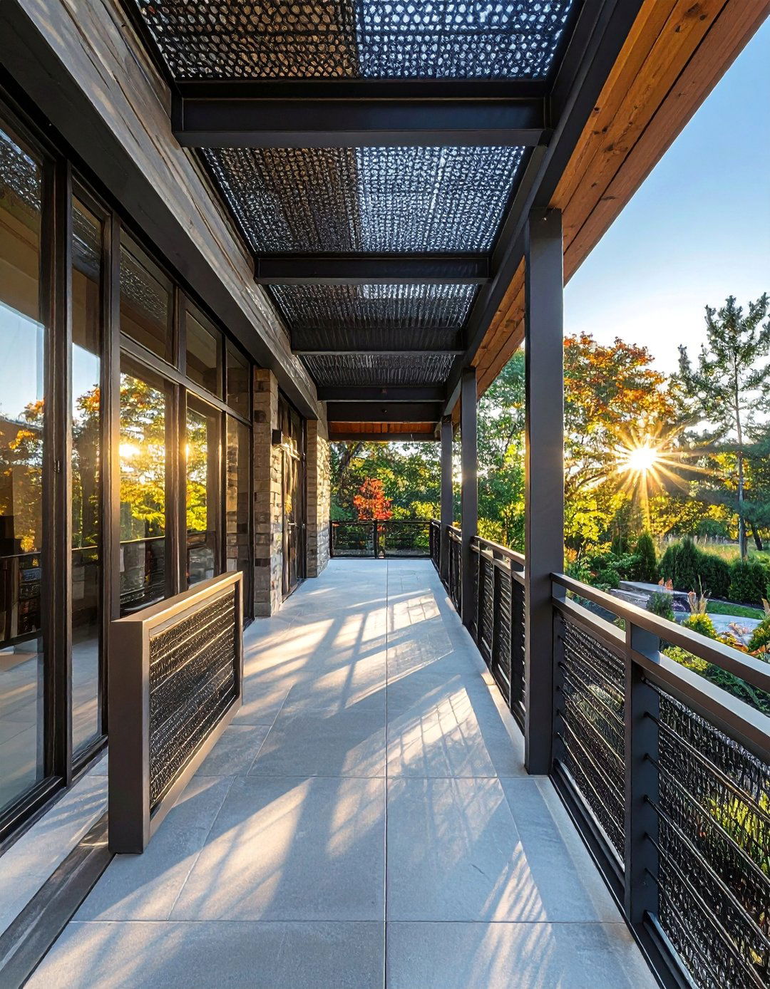 Metal Grating Porch Systems - 15 Porch Flooring Options for a Stylish Outdoor Space
