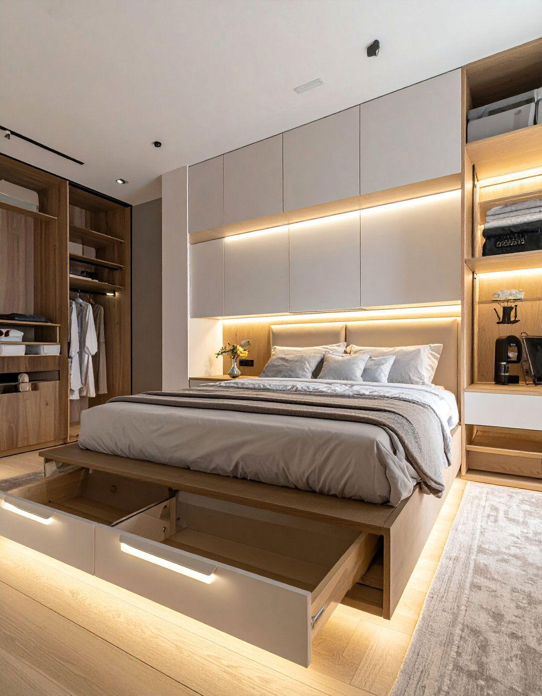 Minimalist Approach to Reduce Clutter - 40 Cozy Bedroom Ideas for a Relaxing Retreat