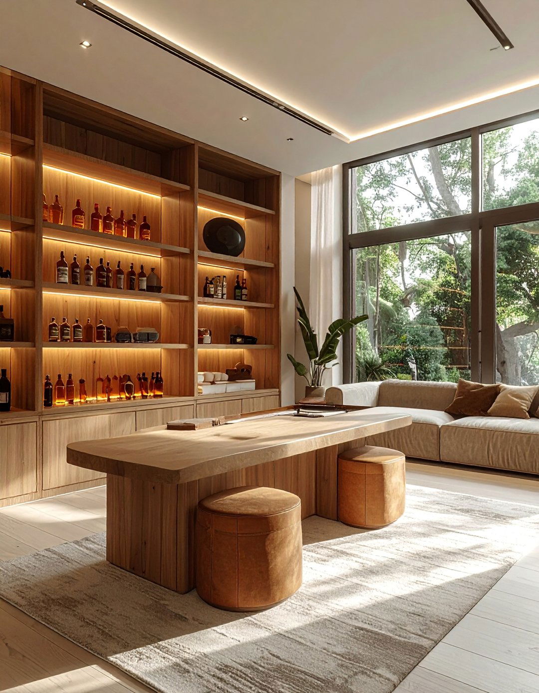 Minimalist Contemporary Design - 20 Cigar Room Ideas for a Luxurious Smoking Lounge