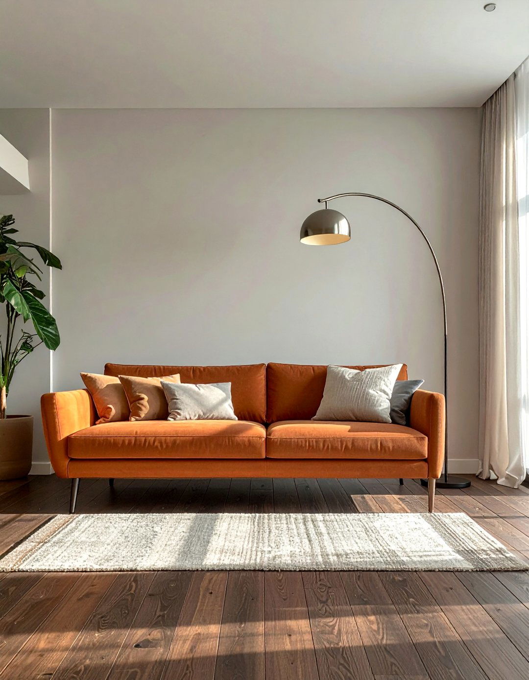 Minimalist Decor for a Clean and Modern Look - 30 Dark Brown Floor Living Room Ideas for a Warm Ambiance