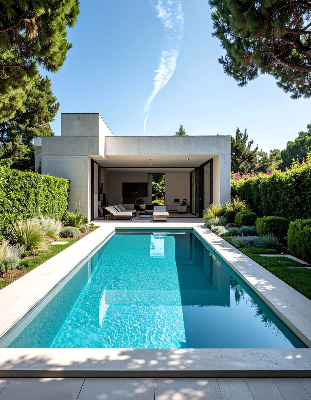 Minimalist Rectangular Pool Design - 30 Luxury Swimming Pool Design Ideas for Your Backyard