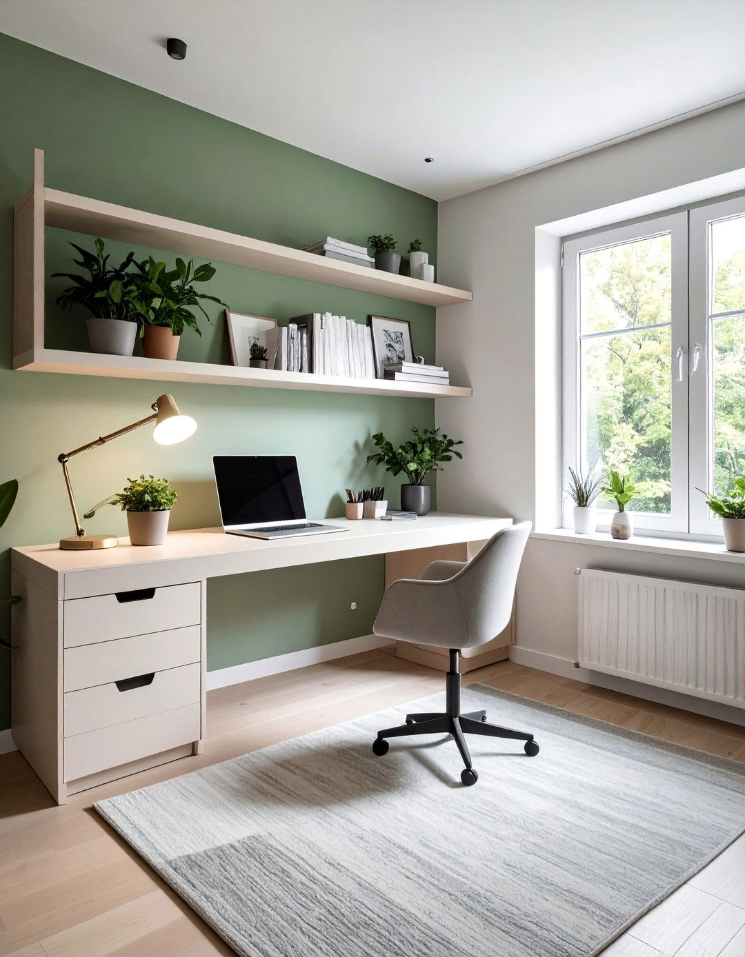 Minimalist Zen Workspace - 40 Bedroom Office Ideas for a Productive Space