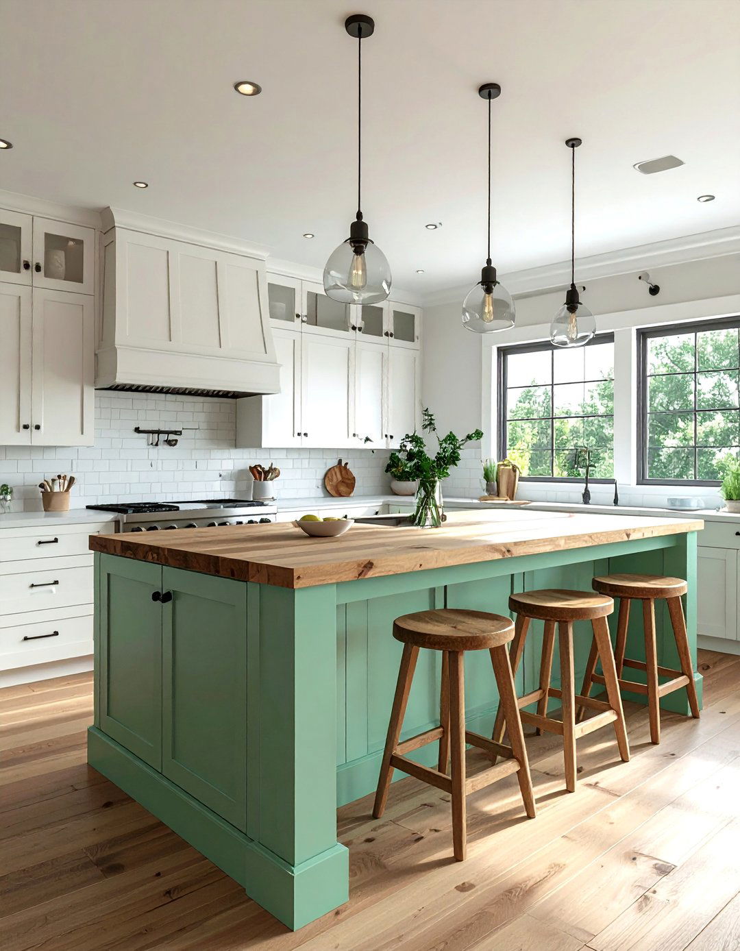 Mint Green Kitchen Island - 30 Mint Green Kitchen Ideas for a Fresh Look