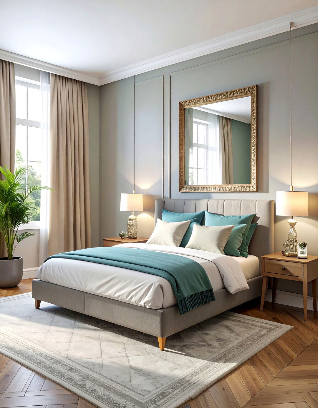 Mirror Placement Techniques - 25 Small Guest Bedroom Ideas for Cozy Comfort
