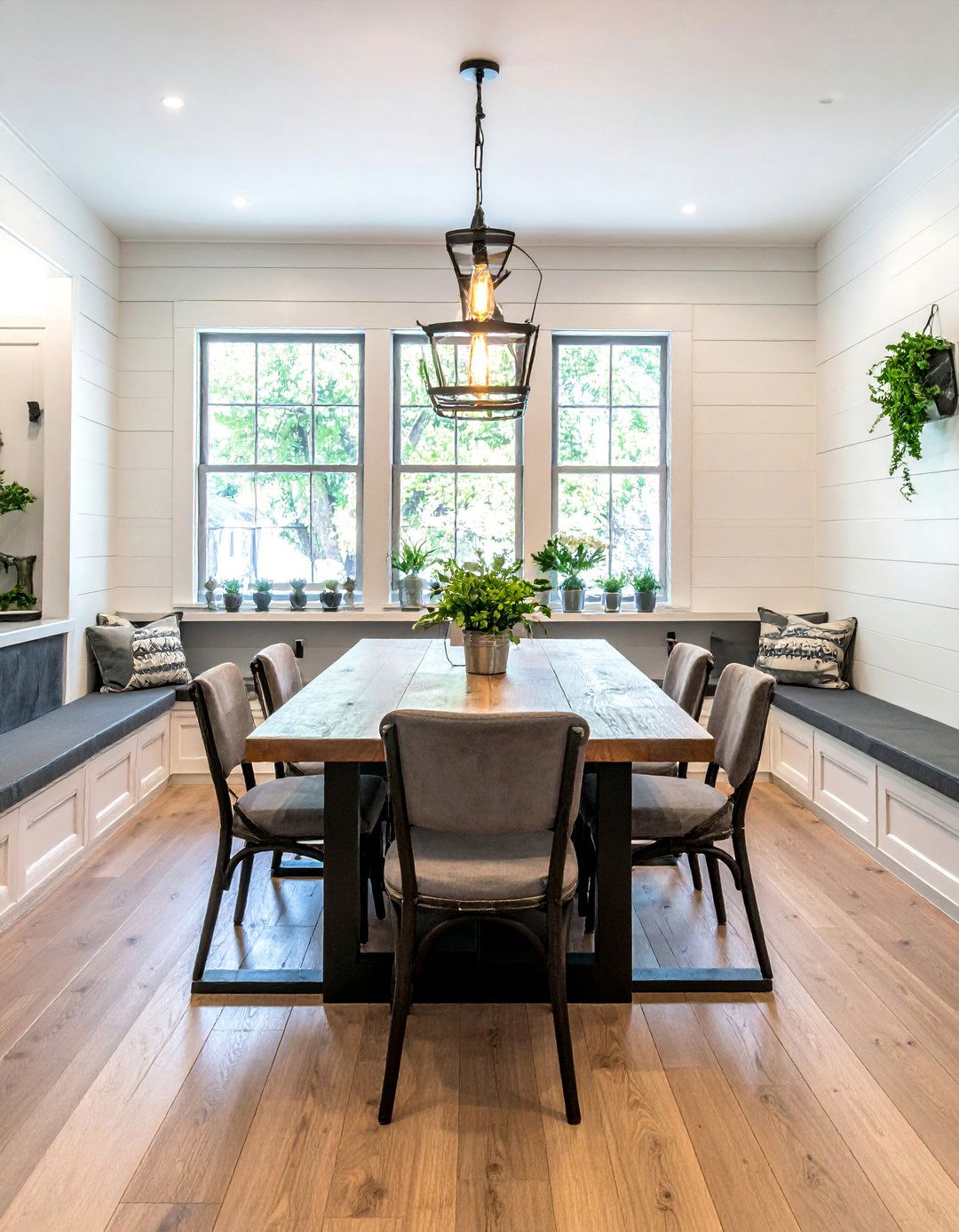 Modern Farmhouse Dining Room - 20 Casual Dining Room Ideas for Everyday Comfort