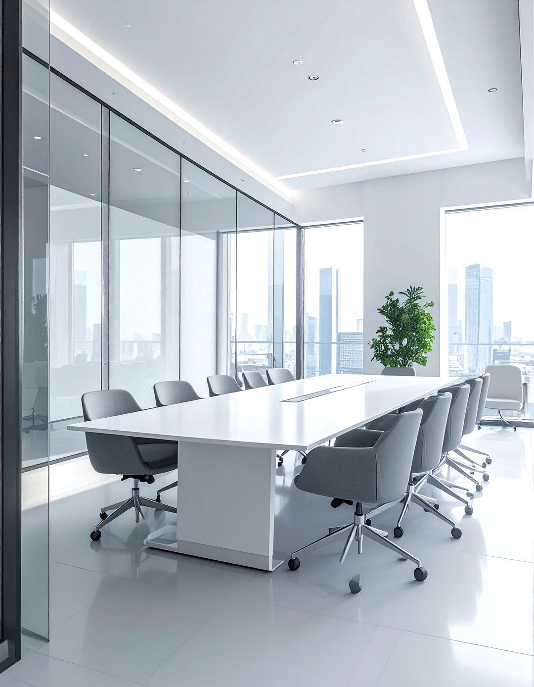Modern Minimalist Conference Room Design - 25 Conference Room Design Ideas and Inspiration for Work