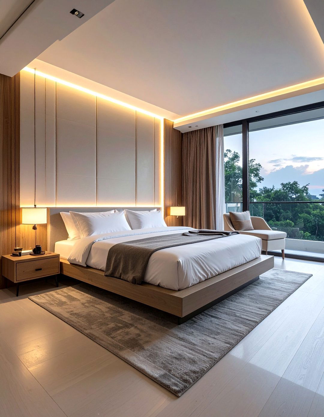 Modern Minimalist Love Nest - 30 Romantic Hotel Room Ideas for a Dreamy Getaway