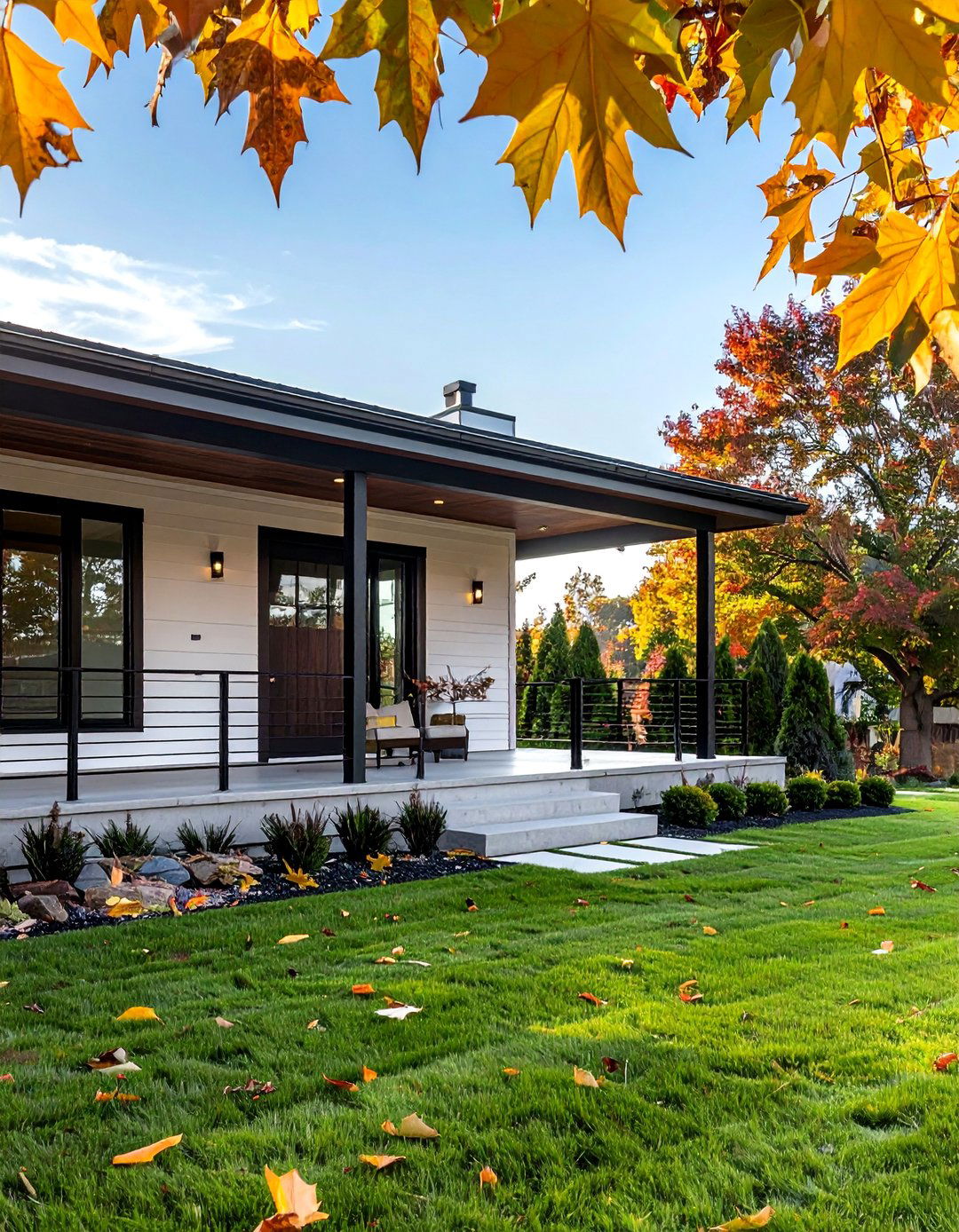Modern Minimalist Raised Ranch Front Porch - 25 Raised Ranch Front Porch Ideas for Curb Appeal