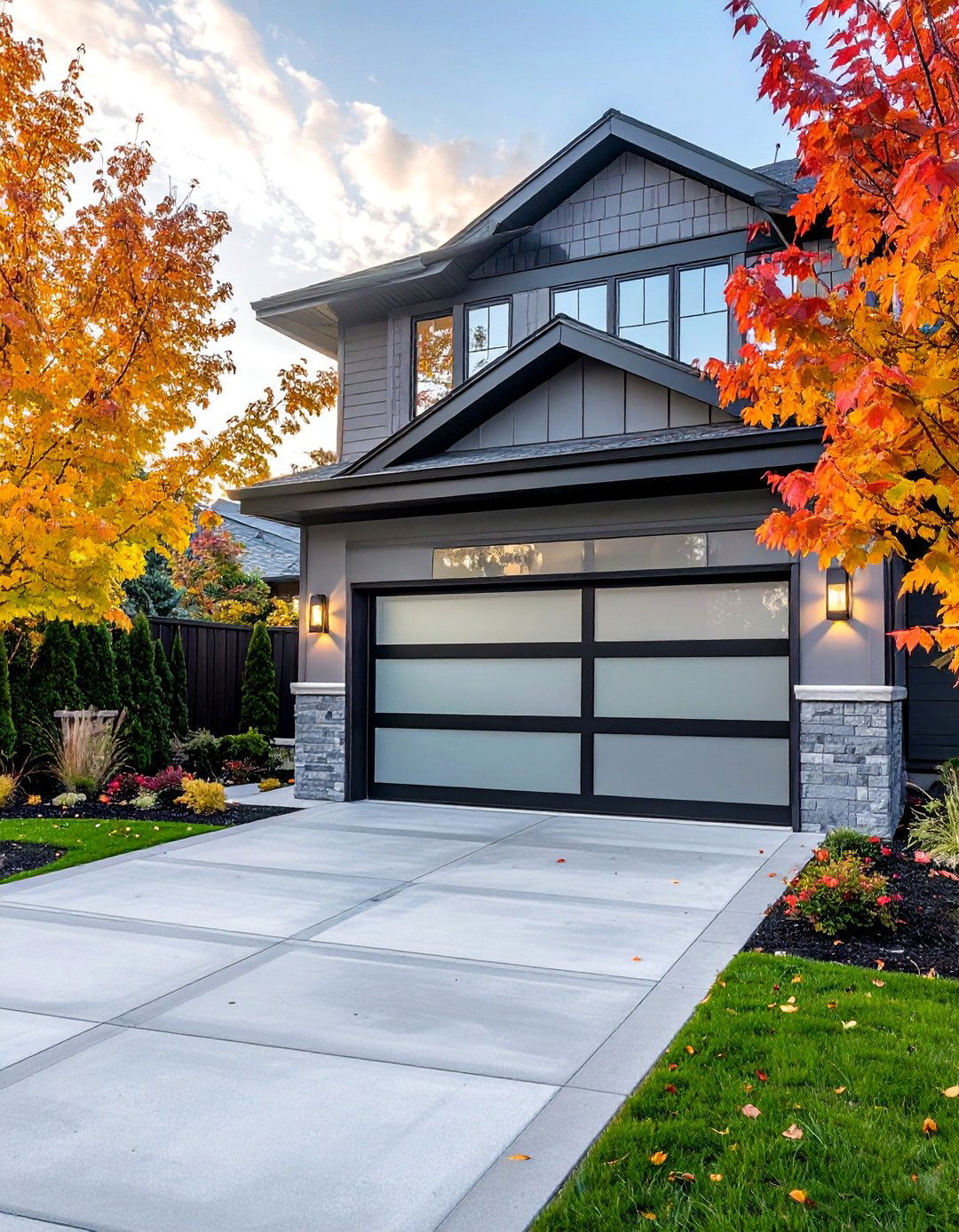 Modernize with a New Garage Door - 30 Exterior Home Remodeling and Renovation Ideas
