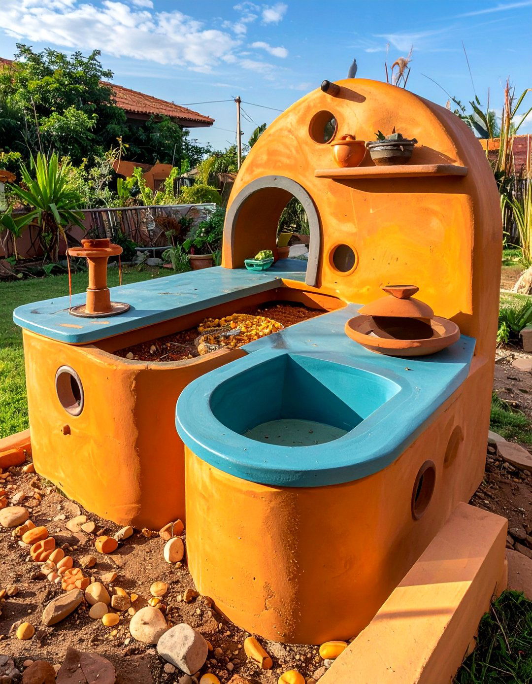 Modular Component System - 20 Mud Kitchen Ideas for Outdoor Play Fun