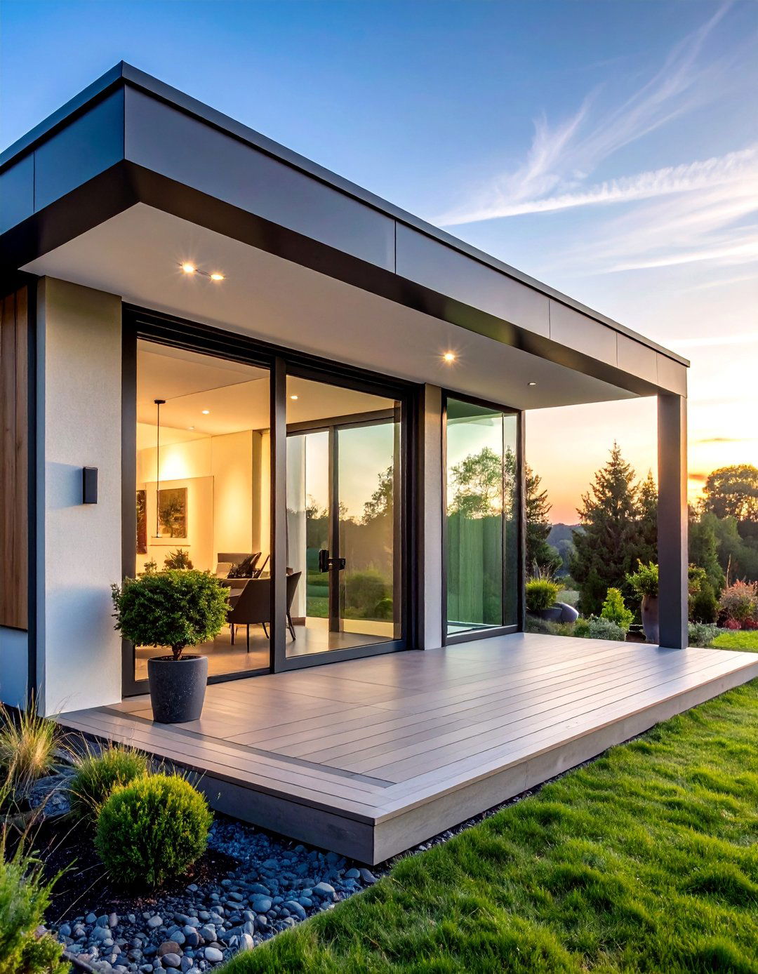 Modular Expandable Glass Systems - 40 Glass Porch Design Ideas to Brighten Your Home