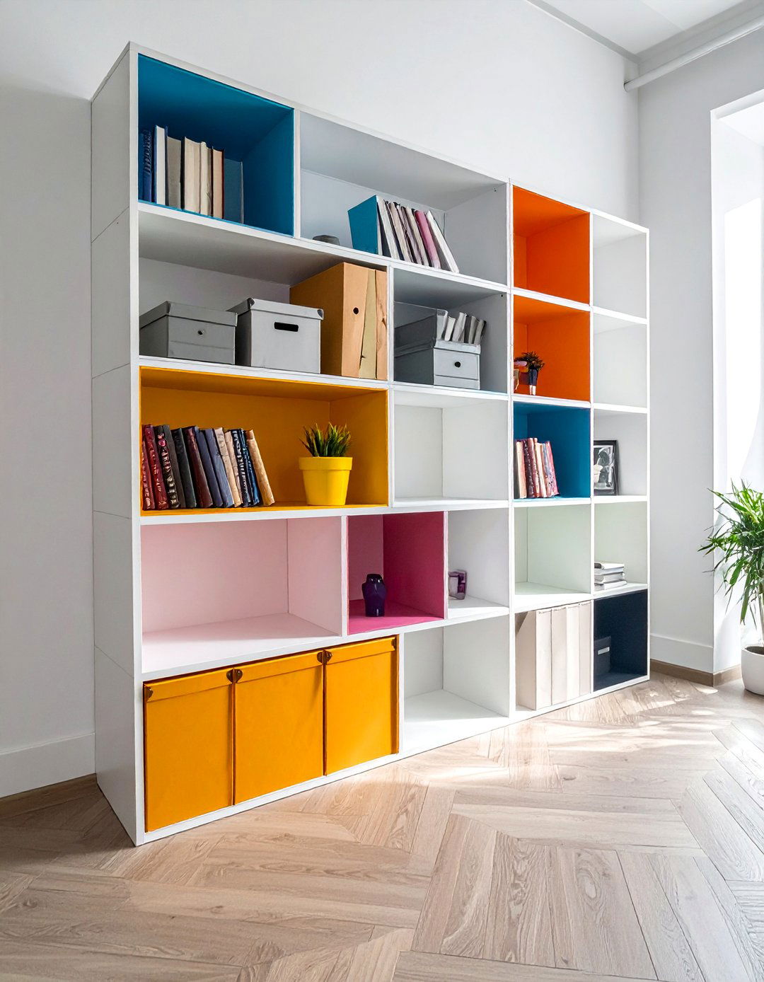 Modular Shelving Systems - 20 Office Storage Ideas to Maximize Your Workspace