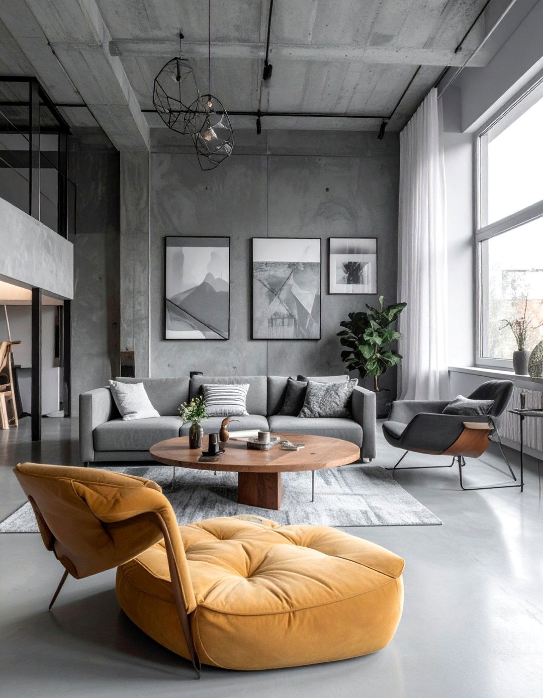 Monochromatic Color Schemes - 20 Brutalism Interior Design Ideas for Bold Spaces