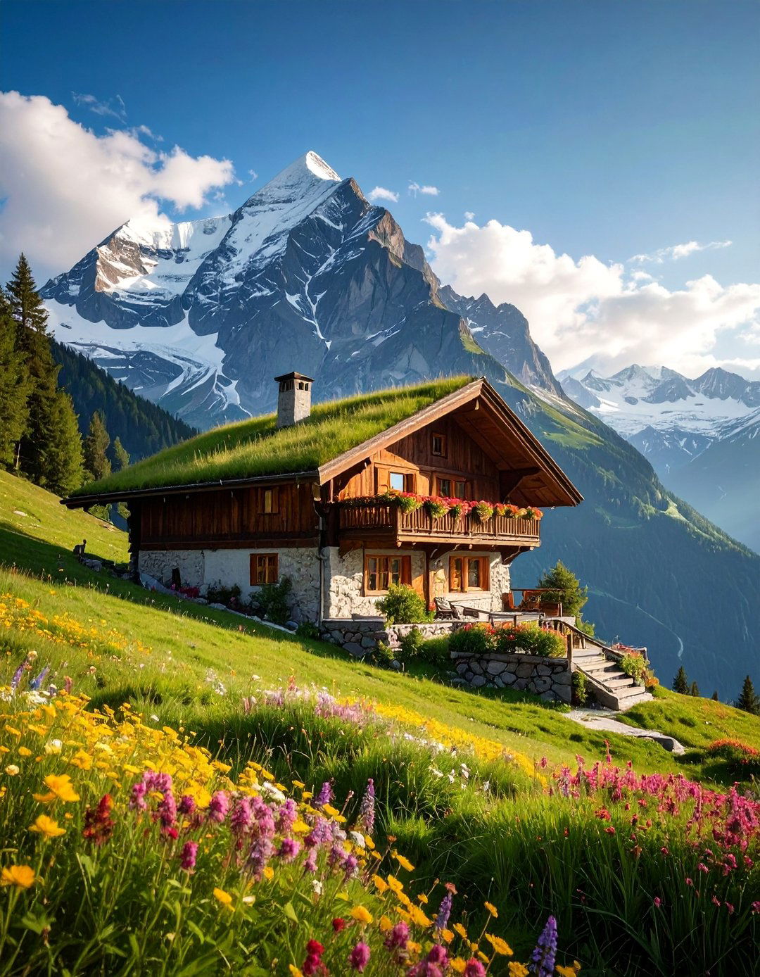 Mountain Chalet With an Alpine Green Roof - 20 Houses With Green Roofs for Sustainable Living