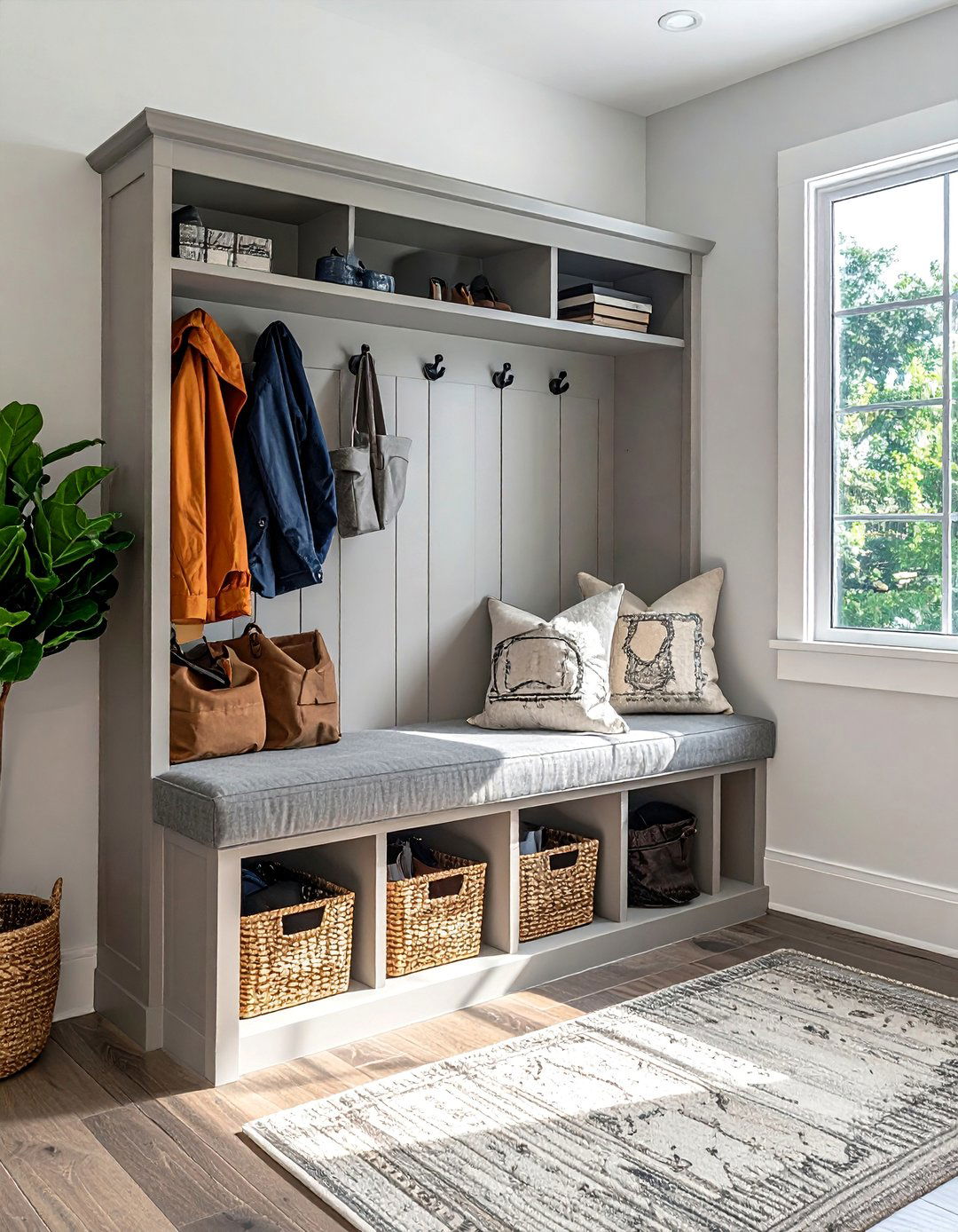 Mudroom Entry Seat - 40 Window Seat Ideas for a Cozy and Functional Space