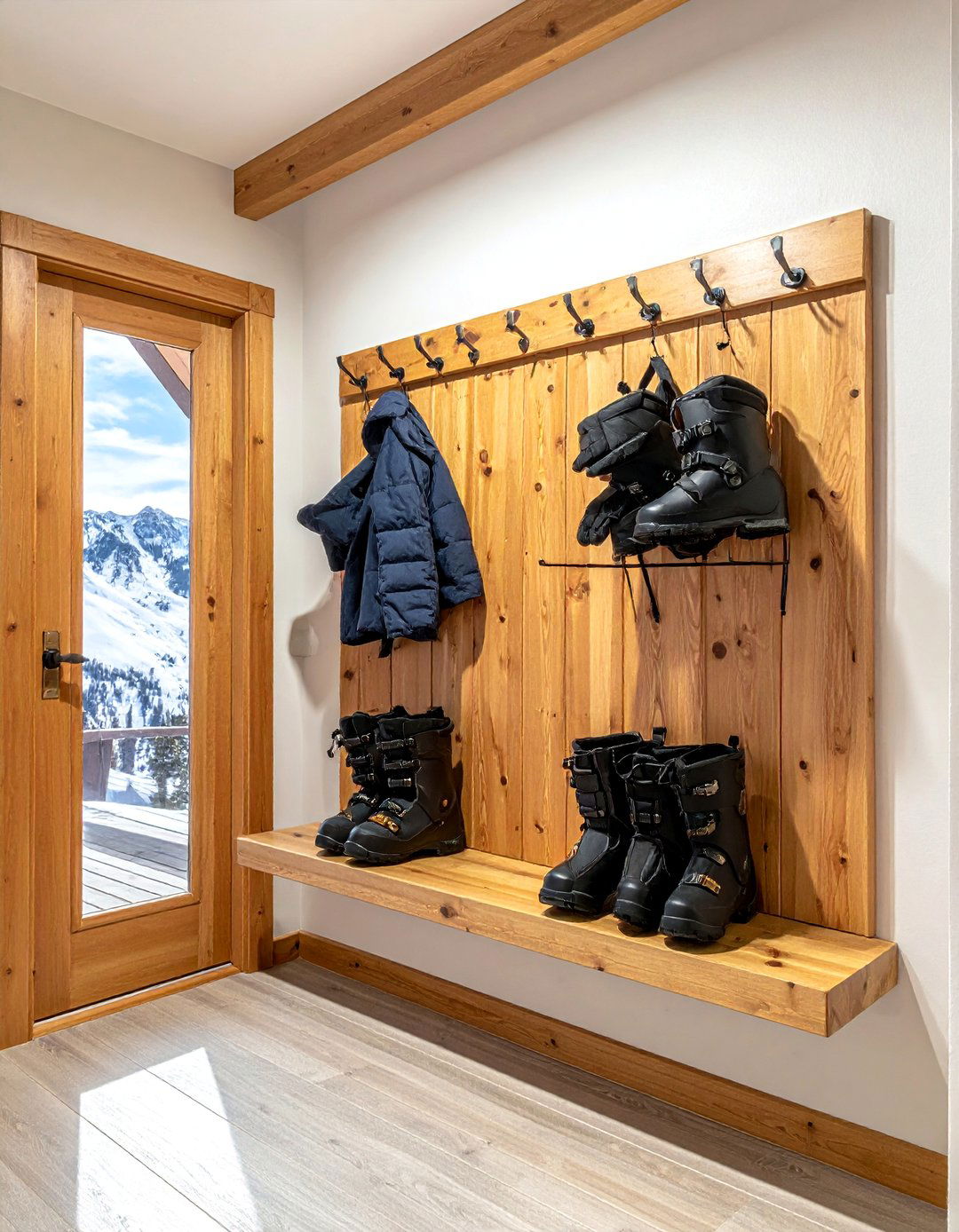 Mudroom with a Boot and Glove Dryer - 40 Mudroom Ideas to Keep Your Home Organized