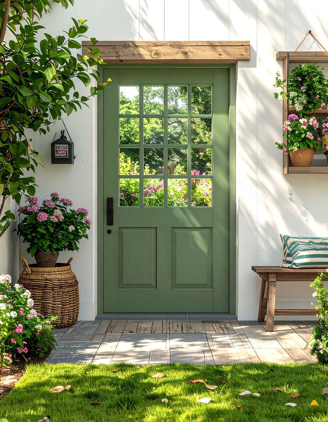 Mudroom with a Dutch Door - 40 Mudroom Ideas to Keep Your Home Organized