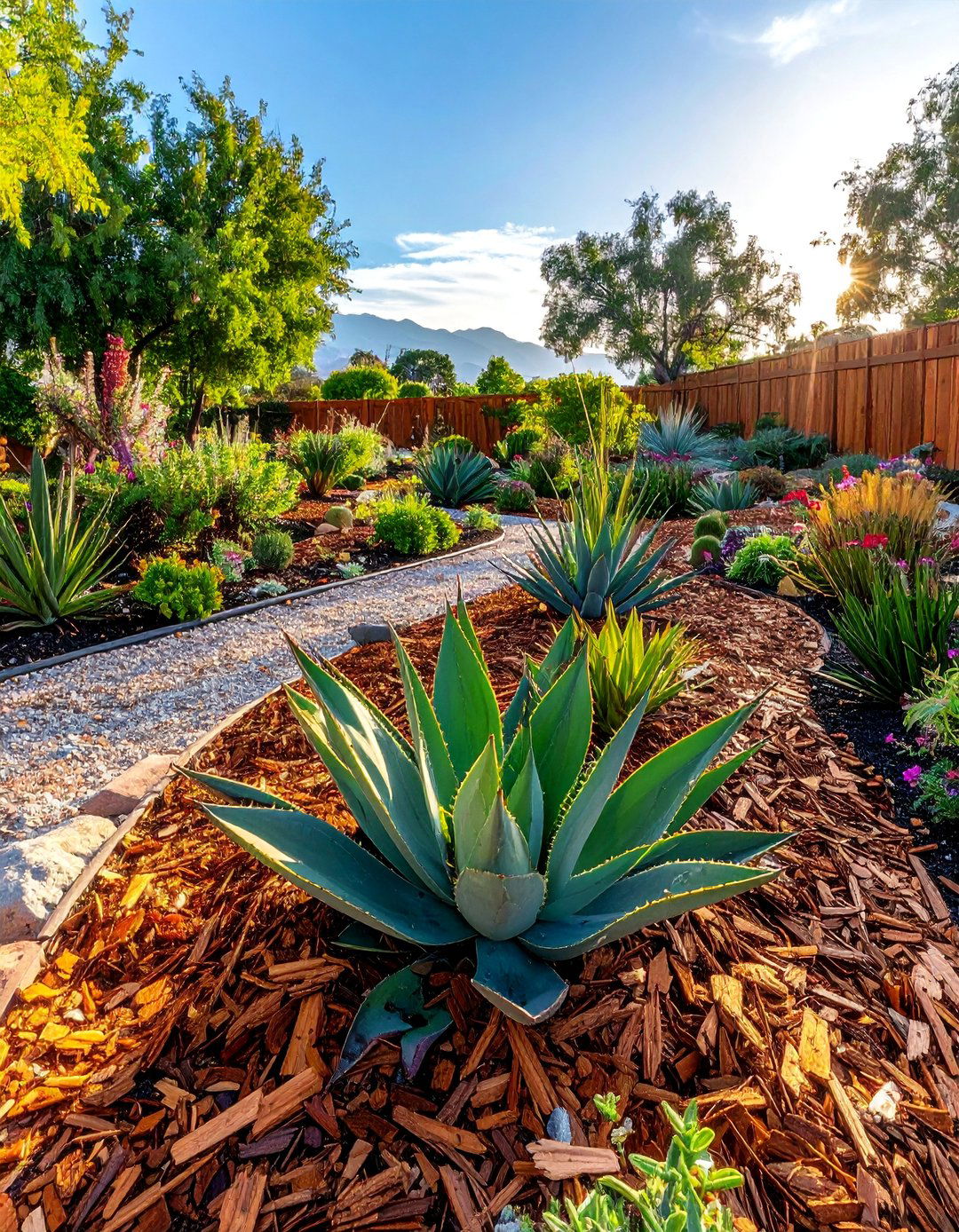 Mulching and Soil Management - 30 Drought Tolerant Landscaping Ideas for Your Yard