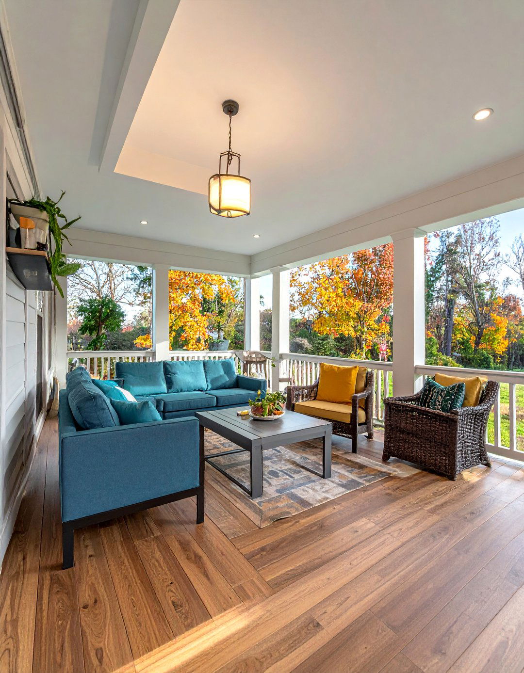 Multi Generational Family Room - 35 Three Season Porch Ideas for Year-Round Comfort