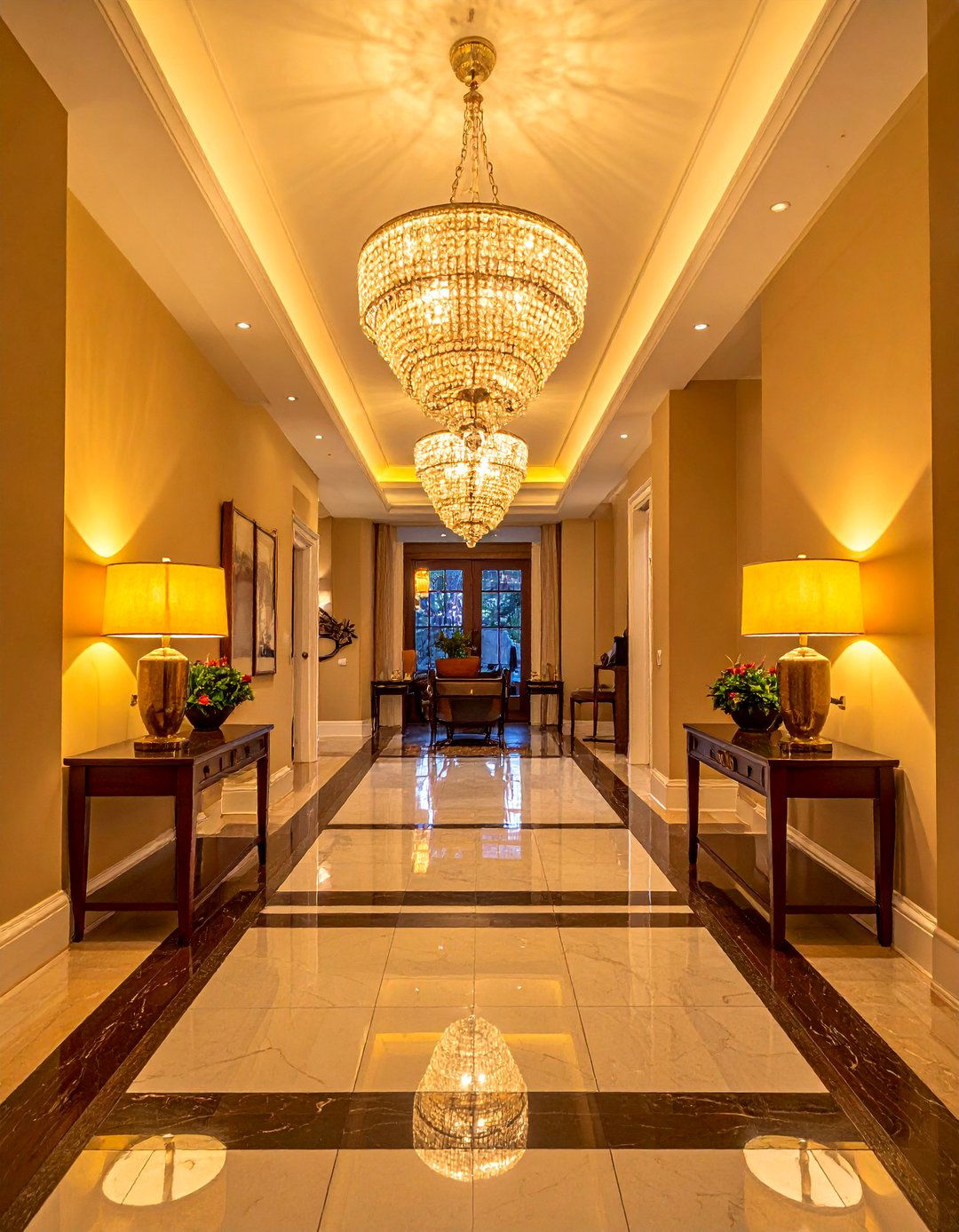 Multi Level Lighting - 50 Foyer Decor Ideas to Make a Grand First Impression