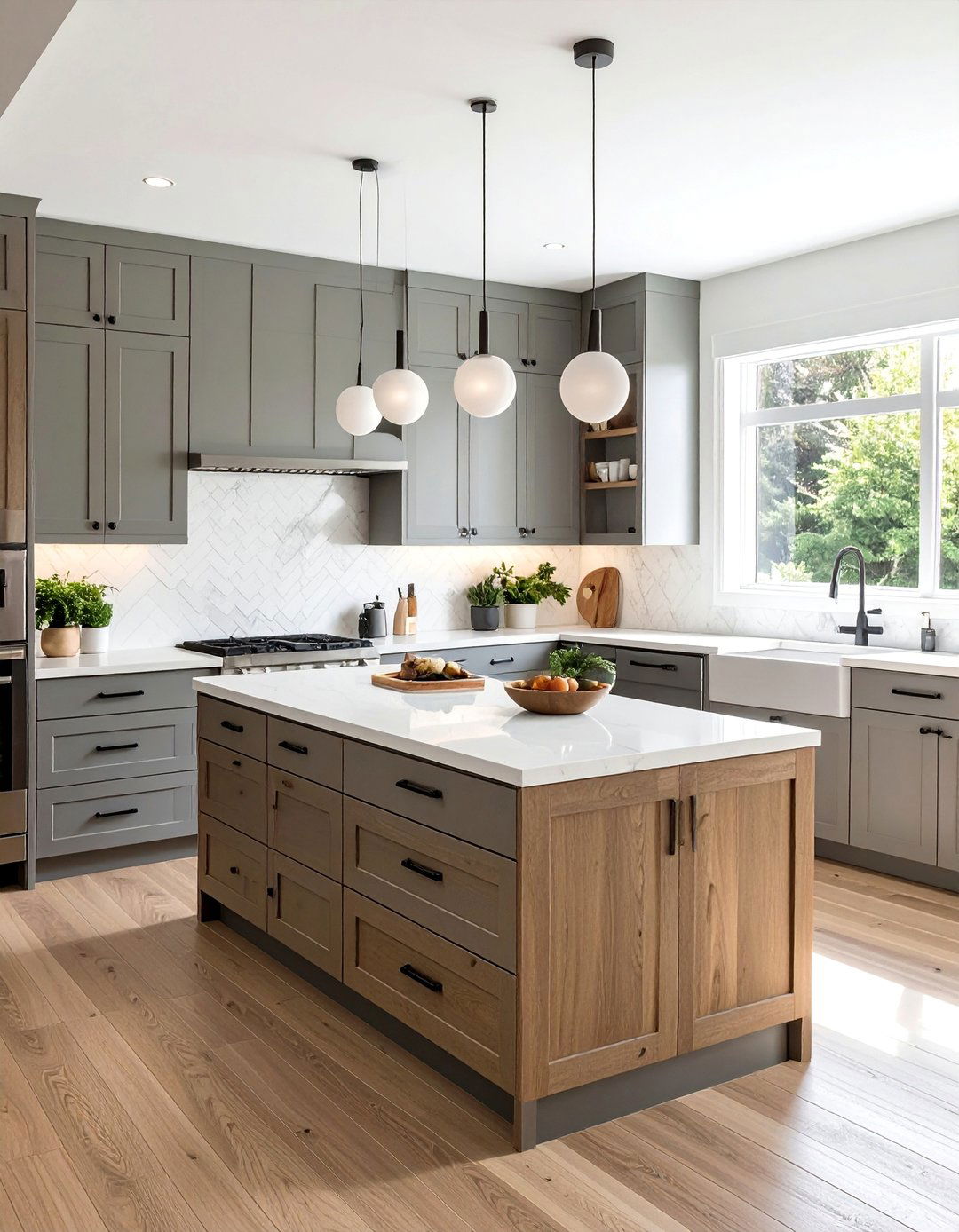 Multi Level Storage Solutions - 40 Kitchen Island Ideas for Spacious Kitchens