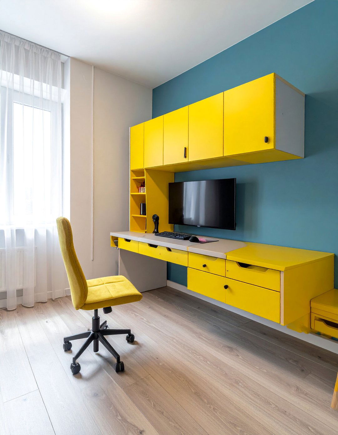 Murphy Desk Gaming Station - 25 Small Game Room Ideas for Fun and Functionality