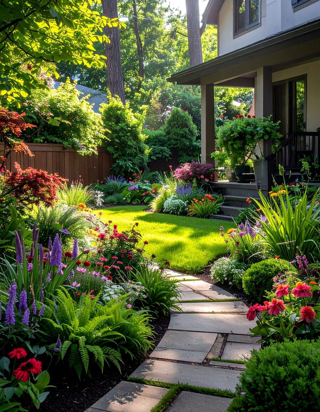 Native Shade Garden Solutions - 40 Front Yard Landscaping Ideas to Boost Curb Appeal
