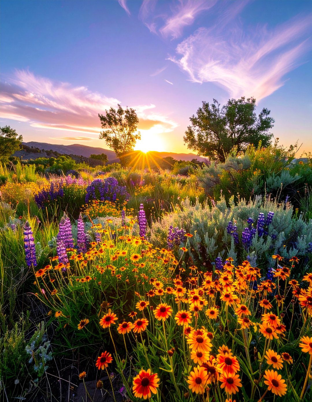 Native Wildflower Meadows - 30 Drought Tolerant Landscaping Ideas for Your Yard