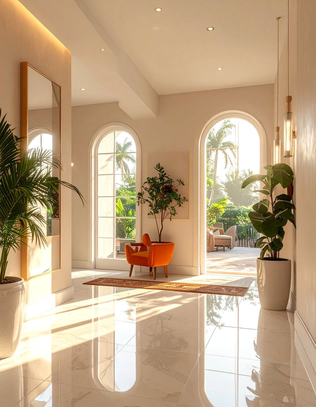 Natural Light Maximization - 50 Foyer Decor Ideas to Make a Grand First Impression