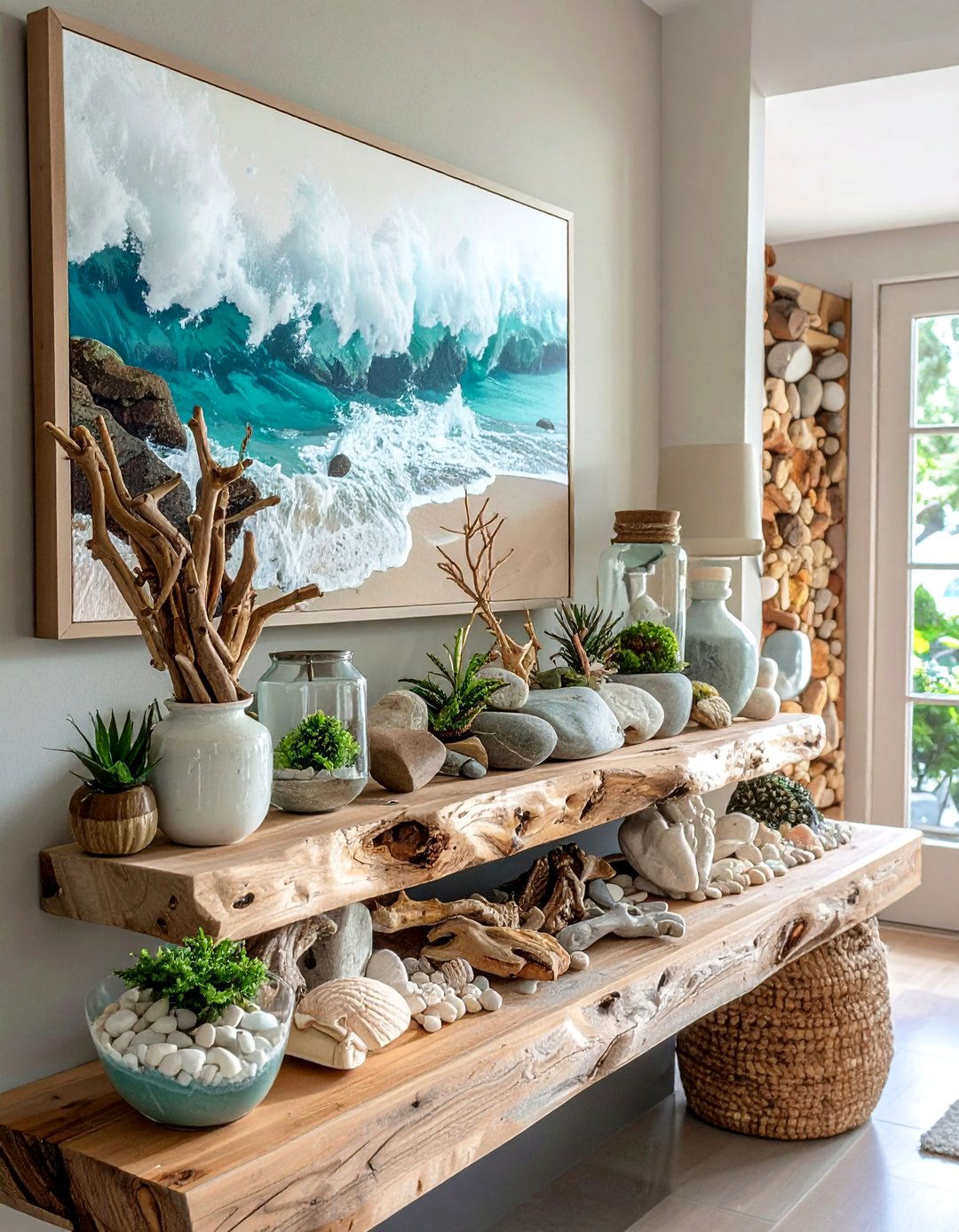 Natural Organic Elements - 40 Stylish Mantel Decor Ideas for Every Season