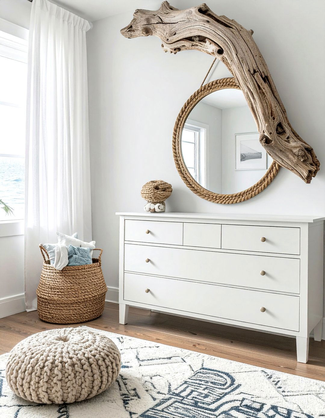 Nautical Rope and Driftwood Decor - 20 Ocean-themed Nursery Ideas for a Calm and Serene Space