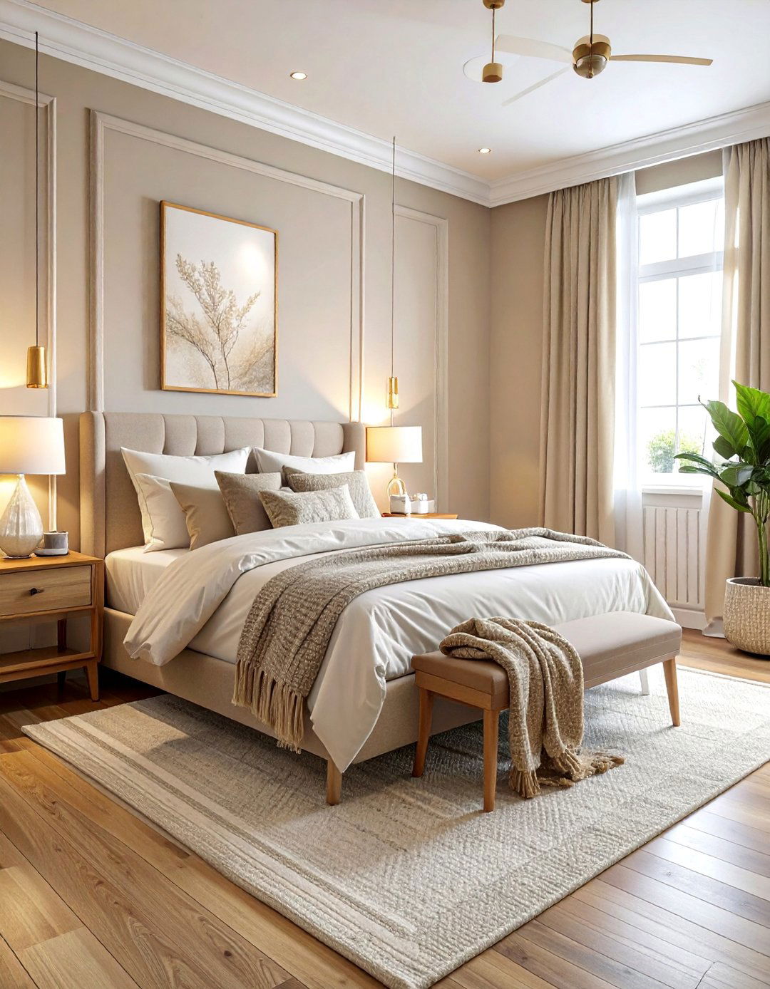Neutral Color Palettes - 25 Small Guest Bedroom Ideas for Cozy Comfort
