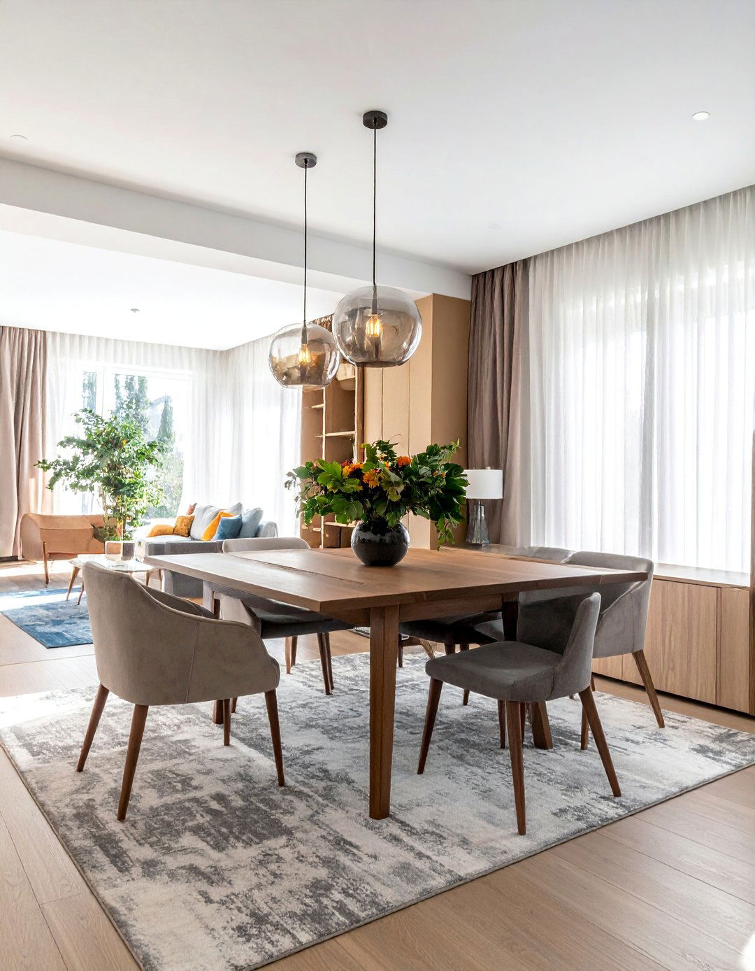 Open Concept Dining Area - 20 Casual Dining Room Ideas for Everyday Comfort