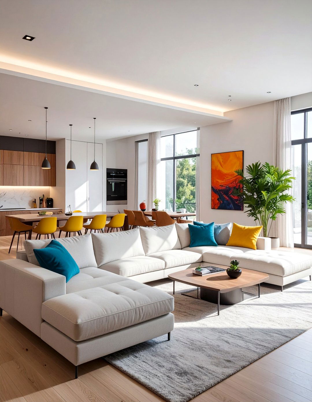Open Concept Zone Definition - 30 Small Living Room Sectional Layout Ideas