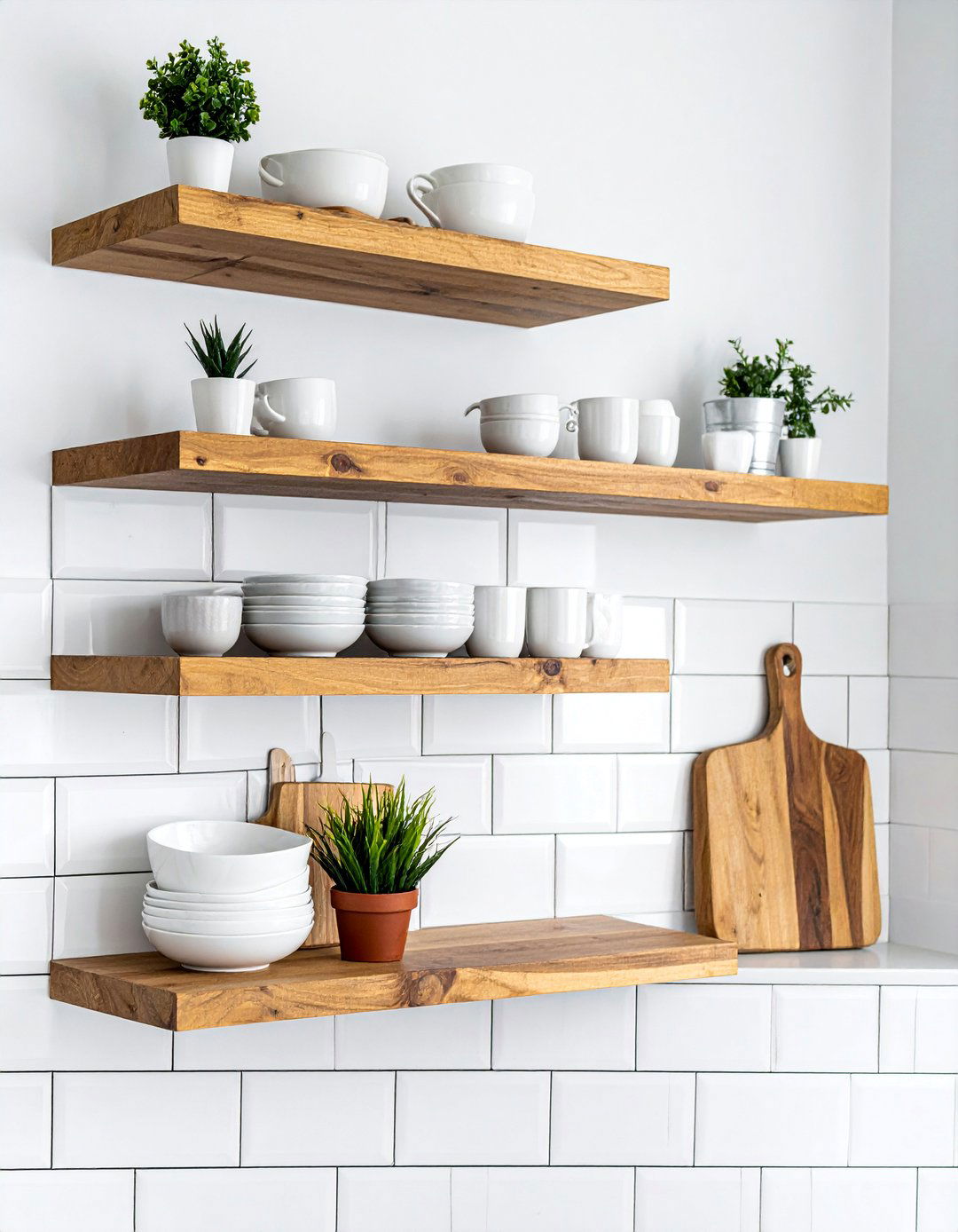 Open Shelving Modern Townhouse Kitchen - 15 Modern Townhouse Kitchen Ideas for Stylish Living